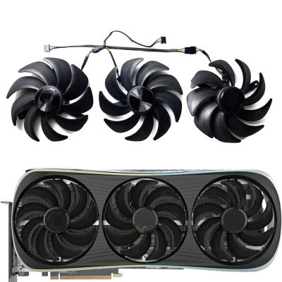 105MM Cooling Fan GPU Fans for ZOTAC RTX4080 4080S 4090 AMP Extreme AIRO Graphics Card Cooling Fan (3PCS)