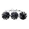 105MM Cooling Fan GPU Fans for ZOTAC RTX4080 4080S 4090 AMP Extreme AIRO Graphics Card Cooling Fan (3PCS) view 2