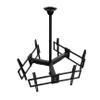 Commercial Grade 3 tv Ceiling Mount for 32-65 inch Flat Screen TVs, 360 Swivel, Tilt, Height Adjustable, Three tv Ceiling Mount Support 3 Screens, Max VESA 600x400mm (3 Screens) view 1