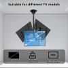 Commercial Grade 3 tv Ceiling Mount for 32-65 inch Flat Screen TVs, 360 Swivel, Tilt, Height Adjustable, Three tv Ceiling Mount Support 3 Screens, Max VESA 600x400mm (3 Screens) view 3