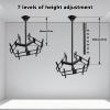 Commercial Grade 3 tv Ceiling Mount for 32-65 inch Flat Screen TVs, 360 Swivel, Tilt, Height Adjustable, Three tv Ceiling Mount Support 3 Screens, Max VESA 600x400mm (3 Screens) view 4