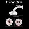 BE-TOOL J Type Wall Mount Bracket Aluminum Alloy Dome Camera Mount Universal Camera Wall Mounting Bracket Installation Screws Included (250mm/10inch Length) view 2