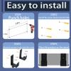 Frame TV Connect Box Wall Mount Compatible with Samsung Frame QLED 4K TV view 3