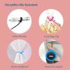10 Pieces Silicone Ties 6.88inch Reusable Rubber Twist Ties for Snack Bag Sealing Cable Management Household Snake Holder All-purpose Ties Fresh Color Self-locking Fastening view 3