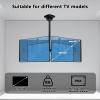 4 tv ceiling mount for 32-65 inch Flat Screen Displays, 360 Swivel Full Motion, Tilt, Height Adjustable 4 sided ceiling TV mount, four tvs ceiling mount Support 4 screens440 Lbs Capacity (4 screens) view 3