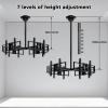 4 tv ceiling mount for 32-65 inch Flat Screen Displays, 360 Swivel Full Motion, Tilt, Height Adjustable 4 sided ceiling TV mount, four tvs ceiling mount Support 4 screens440 Lbs Capacity (4 screens) view 4