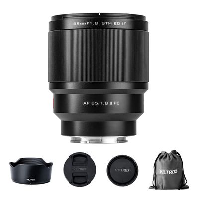 VILTROX 85mm F1.8 Auto Focus Full Frame Large Aperture STM Telephoto Lens Compatible with Sony E-Mount Camera A6000-6700 ZV-E10 FX30 FX3 A7C A7RII A7SIII A7III A7RIII A7IV A7RIV A7RV A9 A1 ZVE1 A7CR