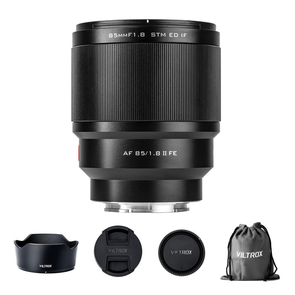 VILTROX 85mm F1.8 Auto Focus Full Frame Large Aperture STM Telephoto Lens Compatible with Sony E-Mount Camera A6000-6700 ZV-E10 FX30 FX3 A7C A7RII A7SIII A7III A7RIII A7IV A7RIV A7RV A9 A1 ZVE1 A7CR
