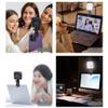 ESTCNK Fixed Camera Flash Holder Mini Clip Phone Computer Fill Light Clip Universal 1/4 Screw Mount Multi-Angle Folding view 2