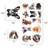 108 PCS Cute Dog Stickers for Kids, Waterproof Vinyl Animal Puppy Decals for Laptop, Phone, Water Bottle, Skateboard, Scrapbook, Party Favors Gifts for Teens, Boys and Girls view 3