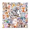 108 Pcs Cute Animal Stickers Pack for Kids, Vinyl Waterproof Cartoon Decals, Ideal for Water Bottles, Laptop, Phone, Skateboard, Aesthetic Fun Sticker Set for Girls Boys Teens view 1