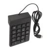 Tomantery Wired Numpad, Wired Number Pad USB Connection 18 Keys Widely Used Plug and Play for Bank (2pcs) view 3