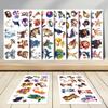 108PCS Cute Animal Stickers Pack, Waterproof Vinyl Animal Decals for Kids, Decorative Stickers for Laptop, Water Bottle, Phone, Skateboard, Guitar, Cars, Scrapbook, Party Favors view 2