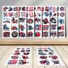 108 PCS Ice Hockey Stickers Pack, Waterproof Vinyl Decals for Water Bottles, Laptop, Phone, Skateboard, Sports Team Party Decorations, Gifts for Hockey Fans Teens Kids Adults view 2