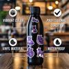 108 PCS Cat Vinyl Stickers, Waterproof Cosmic Cat Decals for Kids Teens Adults, Cute Purple Starry Sky Stickers for Water Bottles, Laptops, Phone, Skateboards, Journals, Gifts view 4
