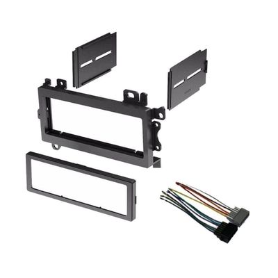 Debrroce Stereo Dash Install Kit Installation Trim Piece w/Wire Harness for Grand Cherokee 96-98 for Wrangler 97-02 for Cherokee 97-01 for Grand Cherokee 96-98 for Voyager 84-00 CSRDIKITPWWH