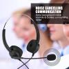 Multi-Wits Lossless Sound Call Center Headset with 330 Revolving Earmuffs, Noise Cancelling Function, Super Cable for Clear Communication (2.5mm Elbow) view 4