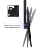 Ceiling TV Mount Bracket for 55-100 Inch LED Display, Adjustable 3/-20 Angle, Max VESA 900x400mm, Double Pole Hanging TV Bracket view 3