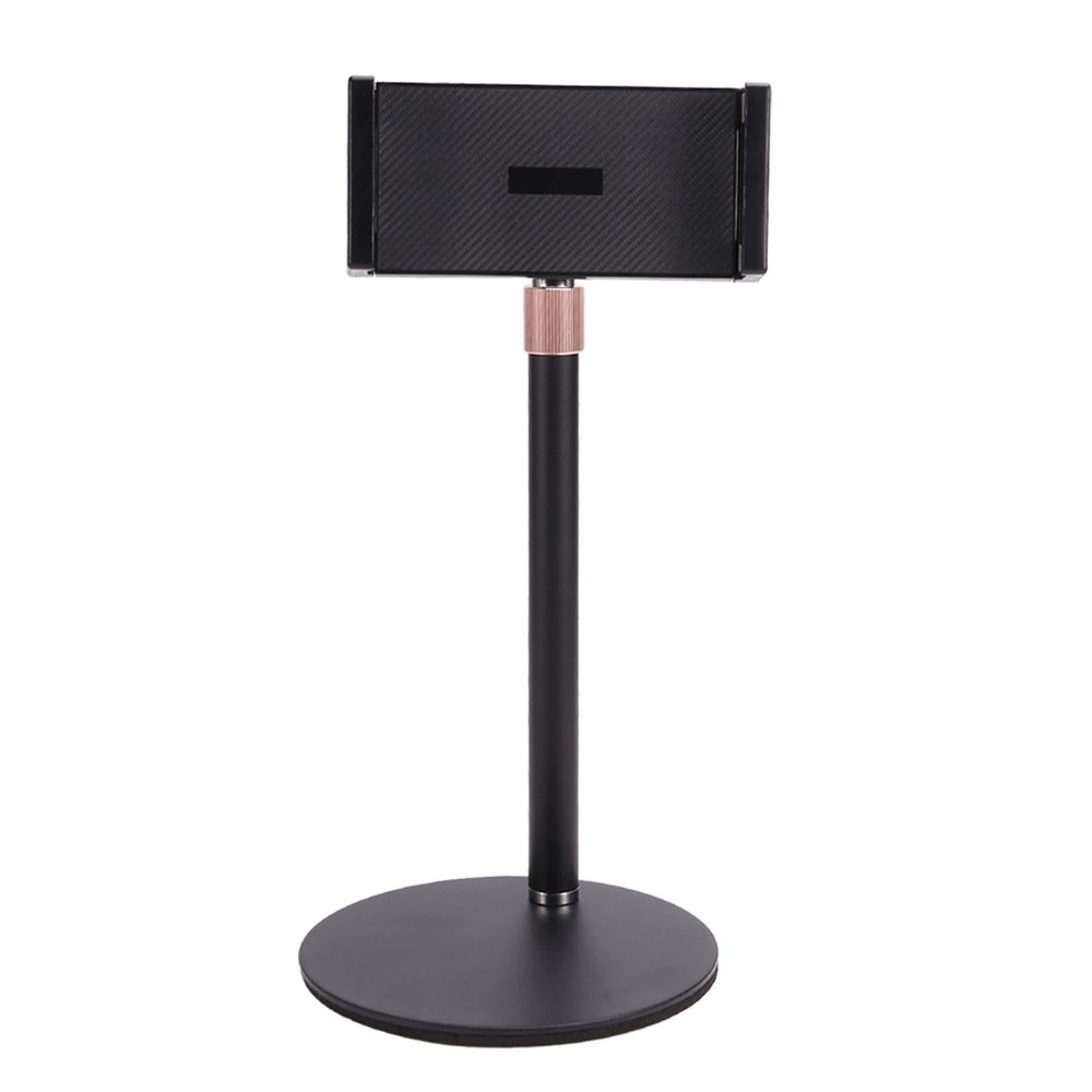 Yaregelun Adjustable Monitor Stand Portable Tablet Holder Up to 25Cm Standing Tablet Bracket Desk Mount A