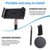 Yaregelun Adjustable Monitor Stand Portable Tablet Holder Up to 25Cm Standing Tablet Bracket Desk Mount A view 3