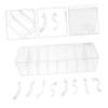 ELAYARD 8grid Cable Management Container Cable Holder Wire Box Cord Organizer Box Tidy Home Office view 2