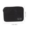 Uonlytech Multipurpose Electronic Products Storage Bag Travel Organizer Pouch for Cables Disks Earphones Lightweight Water Durable for Trips view 2