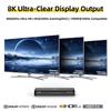 SHERRIVA 8K HDMI Splitter 1 in 4 Out, 1x4 Duplicate/Mirror Screens, HDMI 2.1, 8K@60Hz, 4K@240Hz (DSC), 4K@120Hz, Auto Downscaling, 48Gbps, HDCP 2.3, Compatible with Xbox, PS5, Blu-ray Player view 2
