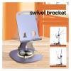 BCJDIEIV 360 Rotation Portable Tablet Holder Folding Lazy Desktop Mobile Stand Mount Bracket(Purple) view 3