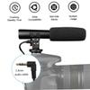 DIYEAH 1Pc Professional Interview Microphone for Cameras and Camcorders High Sensitivity Stereo Mic with Long Standby Compatible with Dslrs and Smartphones Easy Mounting with Standard view 3