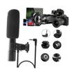 DIYEAH 1Pc Professional Interview Microphone for Cameras and Camcorders High Sensitivity Stereo Mic with Long Standby Compatible with Dslrs and Smartphones Easy Mounting with Standard view 4