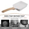 Yaregelun Tamagoyaki Pan Nonstick Japanese Omelette Pan Egg Roll Detachable Anti Scalding Handle for Stove Kitchen Accessories B view 2