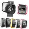 FELTECHELECTR TPU Watch Band for Fitness Tracker Black Coated Protective Case Scratch Resistant Sports Accessory Design for Active Wearers view 1