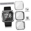 FELTECHELECTR TPU Watch Band for Fitness Tracker Black Coated Protective Case Scratch Resistant Sports Accessory Design for Active Wearers view 2