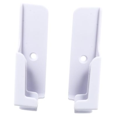 KALLORY 1pair Wall-Mounted Adjustable Phone and Tablet Bracket Slot Holder for Smooth Easy Adhesive Installation for Home Office and Living Spaces