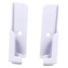 KALLORY 1pair Wall-Mounted Adjustable Phone and Tablet Bracket Slot Holder for Smooth Easy Adhesive Installation for Home Office and Living Spaces view 1