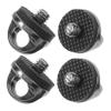 DOITOOL 4Pcs Slip Tripod Accessory Mounting Plate Screw for Cameras Quick Release Design with Portable Loop for DSLR Monopod and Camera Clips view 1