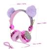 FELTECHELECTR Noise Cancelling Boys and Girls Headphones Plush Over Ear Headset for School Girl Headphones Volume Control view 2