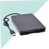 KALLORY USB 2.0 External Floppy Disk Drive Portable 3.5 Inch Floppy Disk Driver for Laptop High Data Transfer Rate Compatible view 3