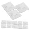 Tofficu 100pcs Reusable Cable Tie Mounts Suction Cup Wire Tie Holders for Adhesive Cable Management Wire view 1