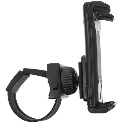 Angoily Bike Phone Clamp Rotatable Holder for Tablet and Cell Phones Fits Stationary Bike Elliptical Stroller Compact Design for Unobstructed View for Fitness Instruction