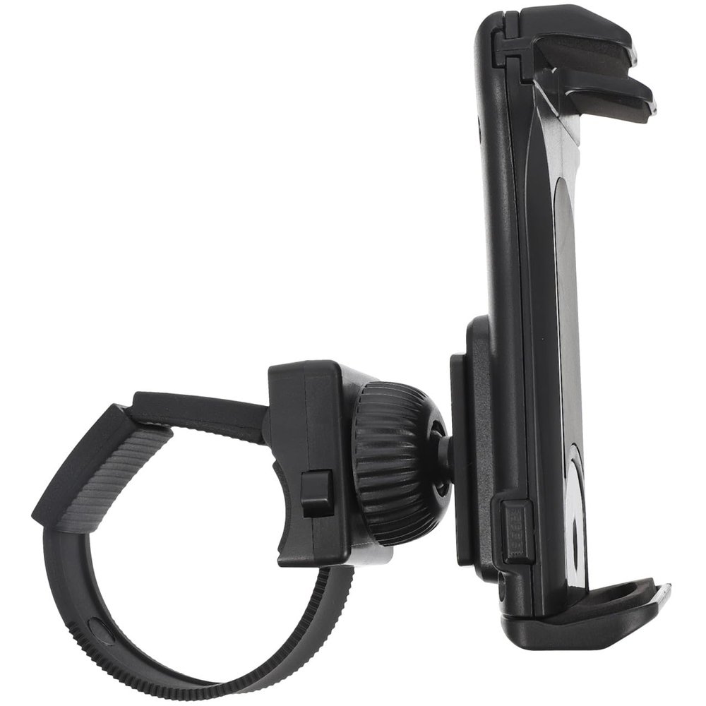 Angoily Bike Phone Clamp Rotatable Holder for Tablet and Cell Phones Fits Stationary Bike Elliptical Stroller Compact Design for Unobstructed View for Fitness Instruction