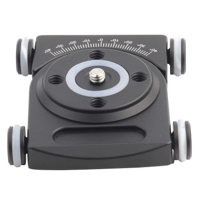 FY01 Table Top Car Roller Desktop Video Track Slider for DSLR Rig Film Camera, Aluminum Alloy Construction, Calibration, Durably Rubber Wheels, 1/4 Screw