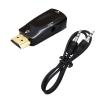LINGQE HDMI-Compatible to Converter Adapter Cable Convert HD Famale to Male for Laptops TV Box Computer Display Projector(Black no Cable) view 4