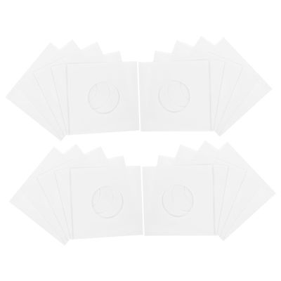 DECORNIJIA 20pcs Static Vinyl Record Sleeves Storage Bags for Records Right-Angle Design for Easy Organization and