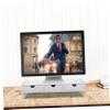 CONGARTENO 1pc Computer Holder Monitor Stand Laptop Riser White Desk Riser Monitor Screen Rack view 3