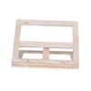 HYTROVE Children's Wooden Book Stand Reading Rack Adjustable Height Multi-Purpose Book Holder for Desk Tablet Music Stand for Boys and Girls Reading Study and Art Display view 1
