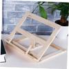 HYTROVE Children's Wooden Book Stand Reading Rack Adjustable Height Multi-Purpose Book Holder for Desk Tablet Music Stand for Boys and Girls Reading Study and Art Display view 3