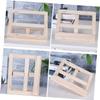 HYTROVE Children's Wooden Book Stand Reading Rack Adjustable Height Multi-Purpose Book Holder for Desk Tablet Music Stand for Boys and Girls Reading Study and Art Display view 4