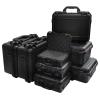 88JUNYh Waterproof Hard Case with Foam Waterproof Heavy-Duty Tool Box Shockproof Storage Case with Pre-Cut Sponge for Tools(MG9300A) view 3