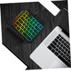 QUMIIRITY Left-Handed Gaming Keyboard Black Mechanical RGB Backlit Compact Single-Hand Keypad view 3